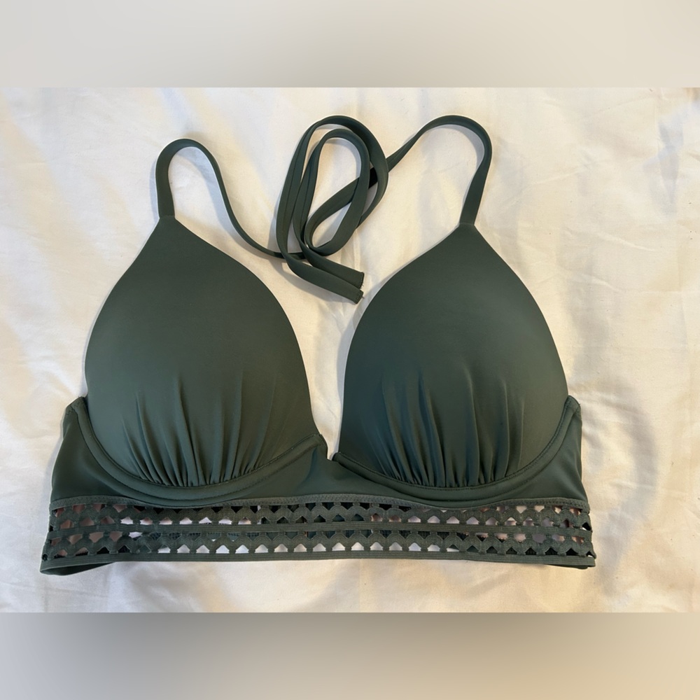 Shade & Shore Green Swim Top